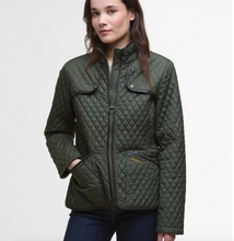 Load image into Gallery viewer, Barbour Women Dahlia Quilt Jacket Olive
