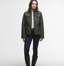 Load image into Gallery viewer, Barbour Women Dahlia Quilt Jacket Olive
