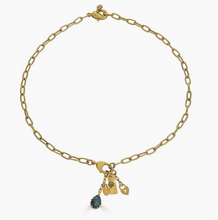 Load image into Gallery viewer, Loni Paul Labradorite Talisman Drop Necklace
