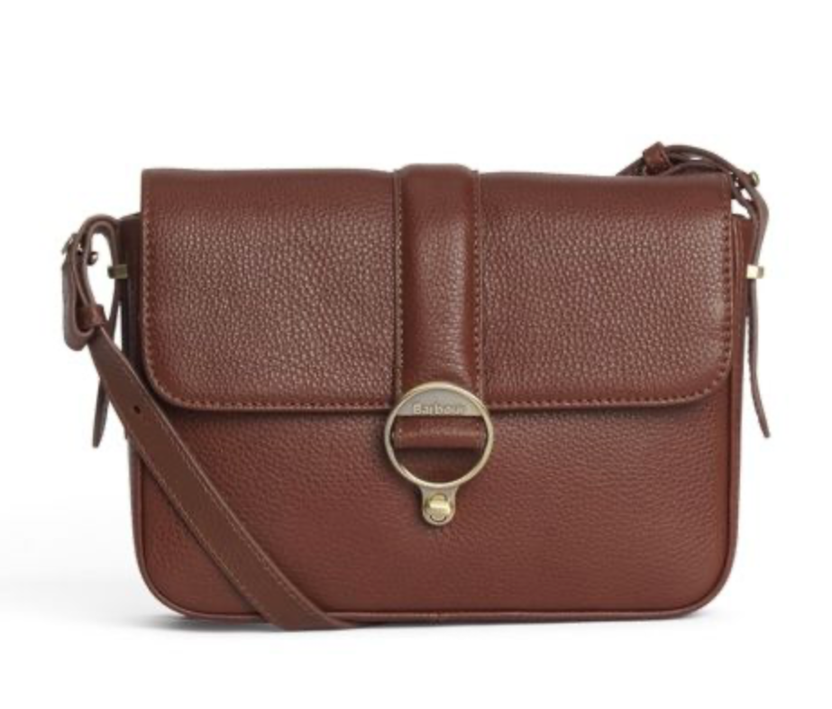 Barbour Women's Rosa Leather Crossbody Bag Brown
