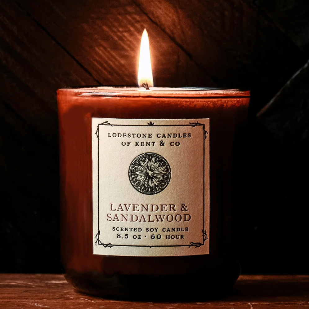 Lodestone Candles Lavender & Sandalwood