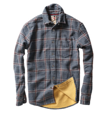 Load image into Gallery viewer, Relwen Chamois Lined Flannel Workshirt Blu/Khk/Red Plaid

