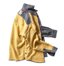 Load image into Gallery viewer, Relwen Chamois Lined Flannel Workshirt Blu/Khk/Red Plaid
