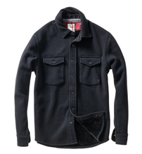 Load image into Gallery viewer, Relwen Pique Fleece Workshirt Black
