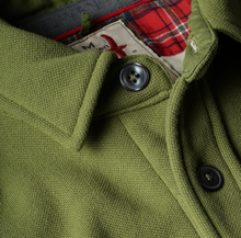 Load image into Gallery viewer, Relwen Pique Fleece Workshirt Brt Olive
