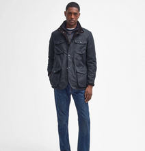 Load image into Gallery viewer, BARBOUR Ogston Wax Jacket Navy
