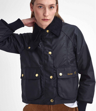 Load image into Gallery viewer, Barbour Women Cropped Beadnell Waxed Jacket
