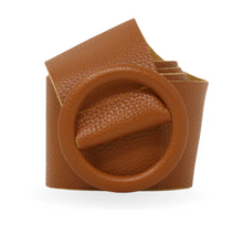 Load image into Gallery viewer, GF Leather Belt Circle buckle
