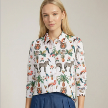 Load image into Gallery viewer, Vilagallo Cotton Jungle Disco Shirt
