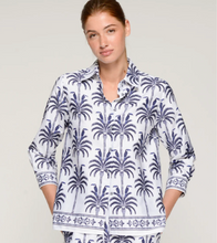Load image into Gallery viewer, Vilagallo White Shirt w/Palms and Toucans
