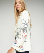 Load image into Gallery viewer, Vilagallo White Jacket with Quirky Print
