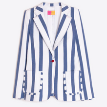 Load image into Gallery viewer, Vilagallo Striped Jacket with Pockets
