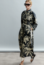 Load image into Gallery viewer, Psophia Cotton Poplin Shirt Dress Tropic Sketch

