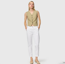 Load image into Gallery viewer, Mac Women's Chino Turn Up White
