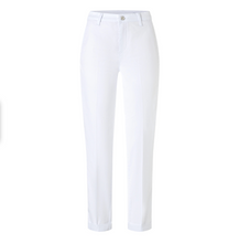 Load image into Gallery viewer, Mac Women's Chino Turn Up White
