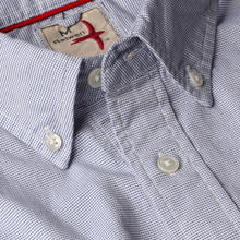 Load image into Gallery viewer, Relwen Shirt Nautical Neats Wht/Blue Dobby BD
