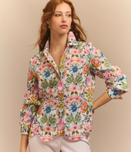 Load image into Gallery viewer, Hinson Wu Blaire Long Sleeve Botanique Linen Shirt
