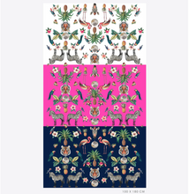 Load image into Gallery viewer, Vilagallo Scarf Tricolor Tropical Animal Print

