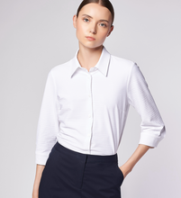 Load image into Gallery viewer, Camicetta Snob White Seersucker Tech Shirt
