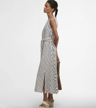 Load image into Gallery viewer, Barbour Inez Sleeveless Striped Dress Navy
