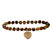 Load image into Gallery viewer, Marlyn Schiff Tigers Eye Remy Stretch Bracelet
