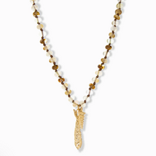 Load image into Gallery viewer, Marlyn Schiff Rondelle Beaded Necklace w/Fish
