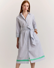Load image into Gallery viewer, Hinson Wu 3/4 Sleeve Robin Dress Contrast Stripe
