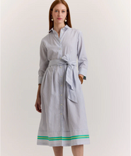 Load image into Gallery viewer, Hinson Wu 3/4 Sleeve Robin Dress Contrast Stripe
