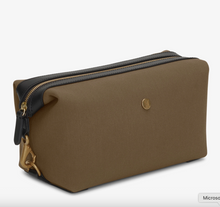 Load image into Gallery viewer, Mismo Wash Bag Kit in Canvas and Leather Trim

