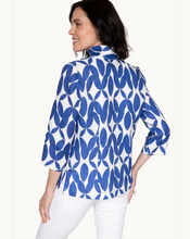 Load image into Gallery viewer, CR Ronette Linen Topper - Periwinkle Amalfi
