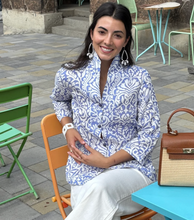 Load image into Gallery viewer, CR Ronette Linen Topper - Summerset Cortez
