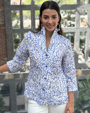 Load image into Gallery viewer, CR Ronette Linen Topper - Summerset Cortez
