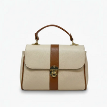 Load image into Gallery viewer, GF Leather Handbag with Contrast Stripe
