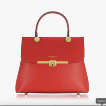 Load image into Gallery viewer, Le Parmentier Atlanta Top Handle Satchel Bag w/Shoulder Strap
