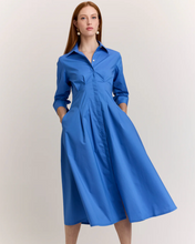 Load image into Gallery viewer, Hinson Wu Martina 3/4 Sleeve Dress Bright Blue
