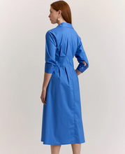 Load image into Gallery viewer, Hinson Wu Martina 3/4 Sleeve Dress Bright Blue
