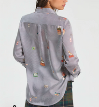 Load image into Gallery viewer, Vilagallo Gaby Striped Travel Shirt Dog Hotel
