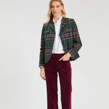 Load image into Gallery viewer, Vilagallo Wool Blend Tartan Jacket
