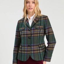 Load image into Gallery viewer, Vilagallo Wool Blend Tartan Jacket
