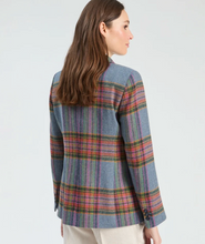 Load image into Gallery viewer, Vilagallo Plaid Blazer in Blue and Pink
