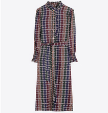 Load image into Gallery viewer, Vilagallo Gomitas Dress Geo Circle Stripe

