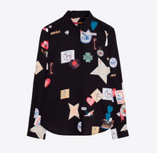 Load image into Gallery viewer, Vilagallo Gaby Love Shirt Black
