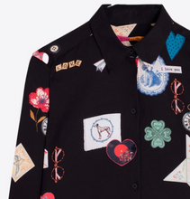 Load image into Gallery viewer, Vilagallo Gaby Love Shirt Black
