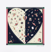 Load image into Gallery viewer, Vilagallo Scarf Large Heart

