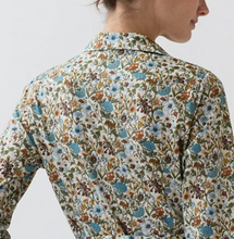 Load image into Gallery viewer, Ann Mashburn Shirtwaist Maxi Dress in Moss/Cerulean
