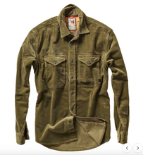 Load image into Gallery viewer, Relwen Cord Workshirt Moss
