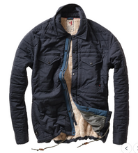 Load image into Gallery viewer, Relwen Quilted Superfleece Jacket Navy

