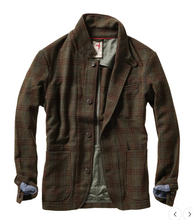 Load image into Gallery viewer, Relwen Heritage Trap Blazer Loden/Rust Plaid
