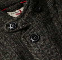 Load image into Gallery viewer, Relwen Heritage Trap Blazer Charcoal/Olive Herringbone
