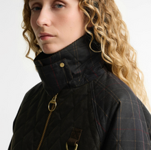 Load image into Gallery viewer, Barbour Women Quilted Spey Wax Tartan Jacket
